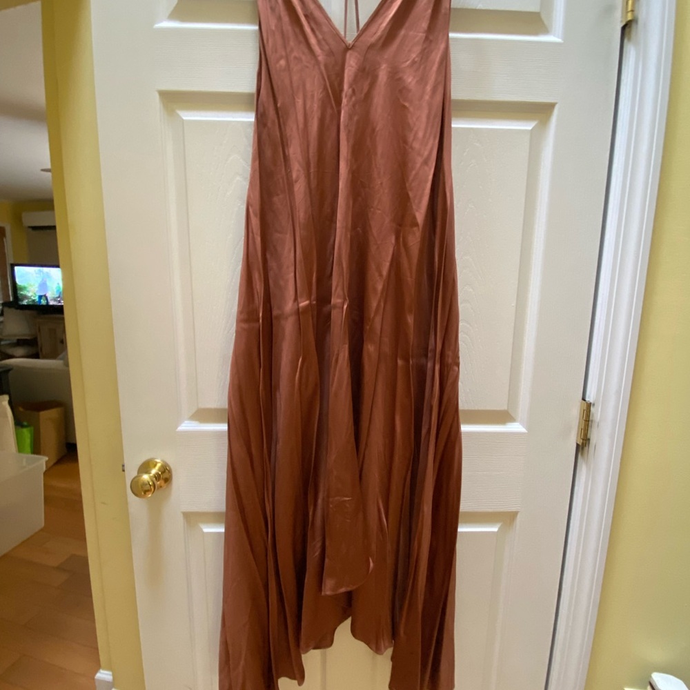 REISS Mabel Plunge Neck Maxi Dress - Picture 10 of 16